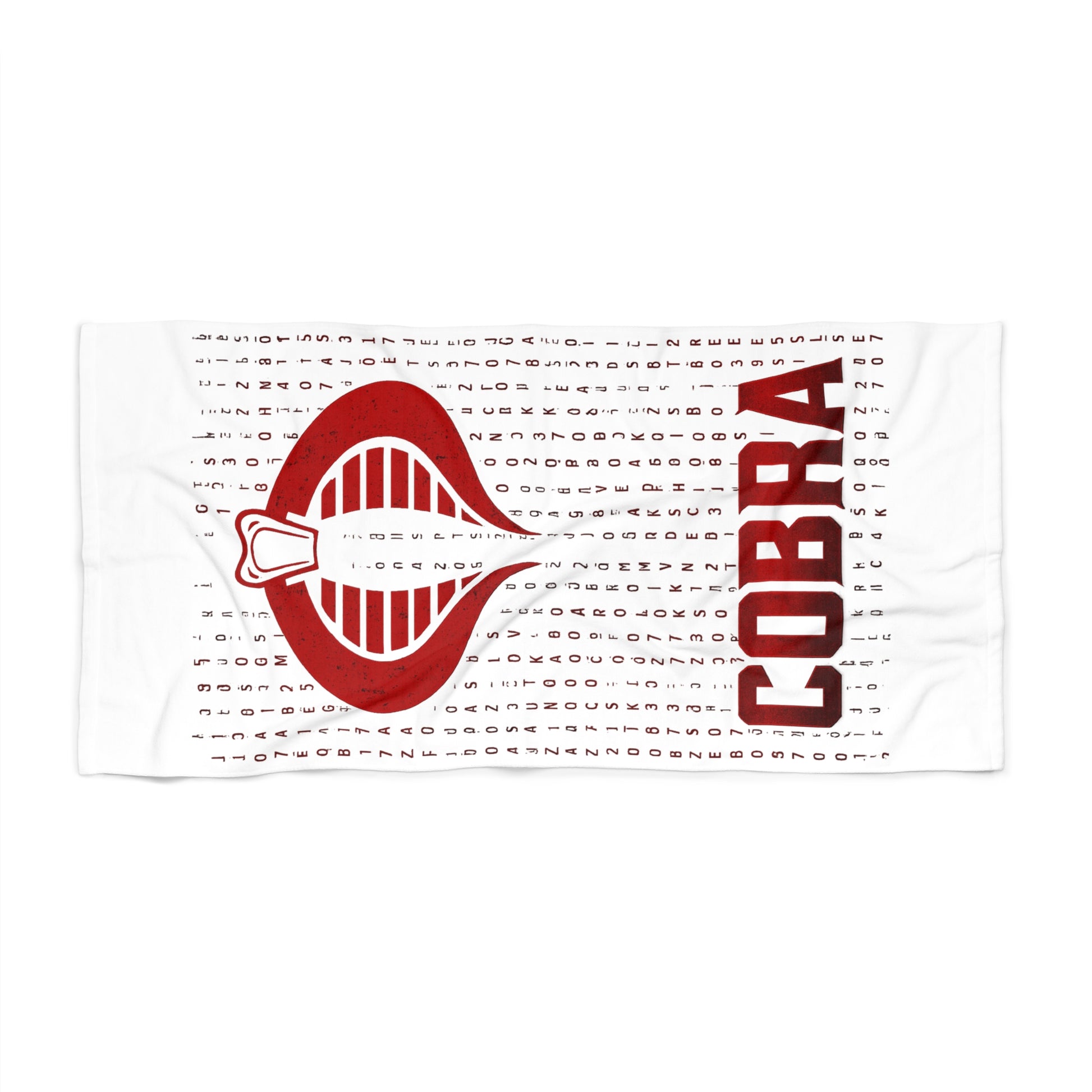 Cobra Beach Towel - Stylish Poolside Accessory, Iconic Statement for Summer, Fun Gift for Beach Lovers, Perfect for Vacation & Relaxation