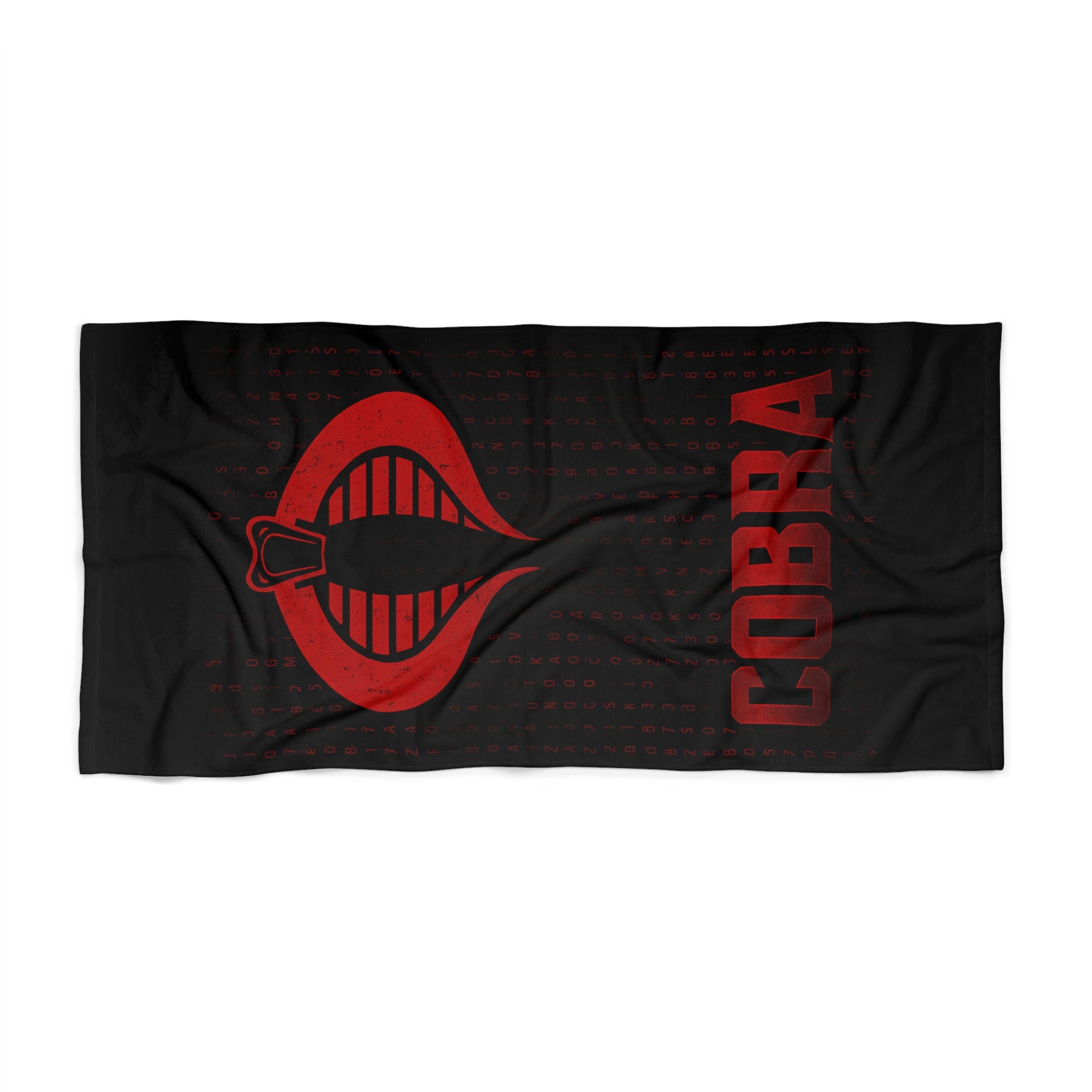 Cobra-Inspired Beach Towel, Fun Pool Accessory, Summer Gift, Vibrant Beach Gear, Unique Beachwear, Perfect for Vacations