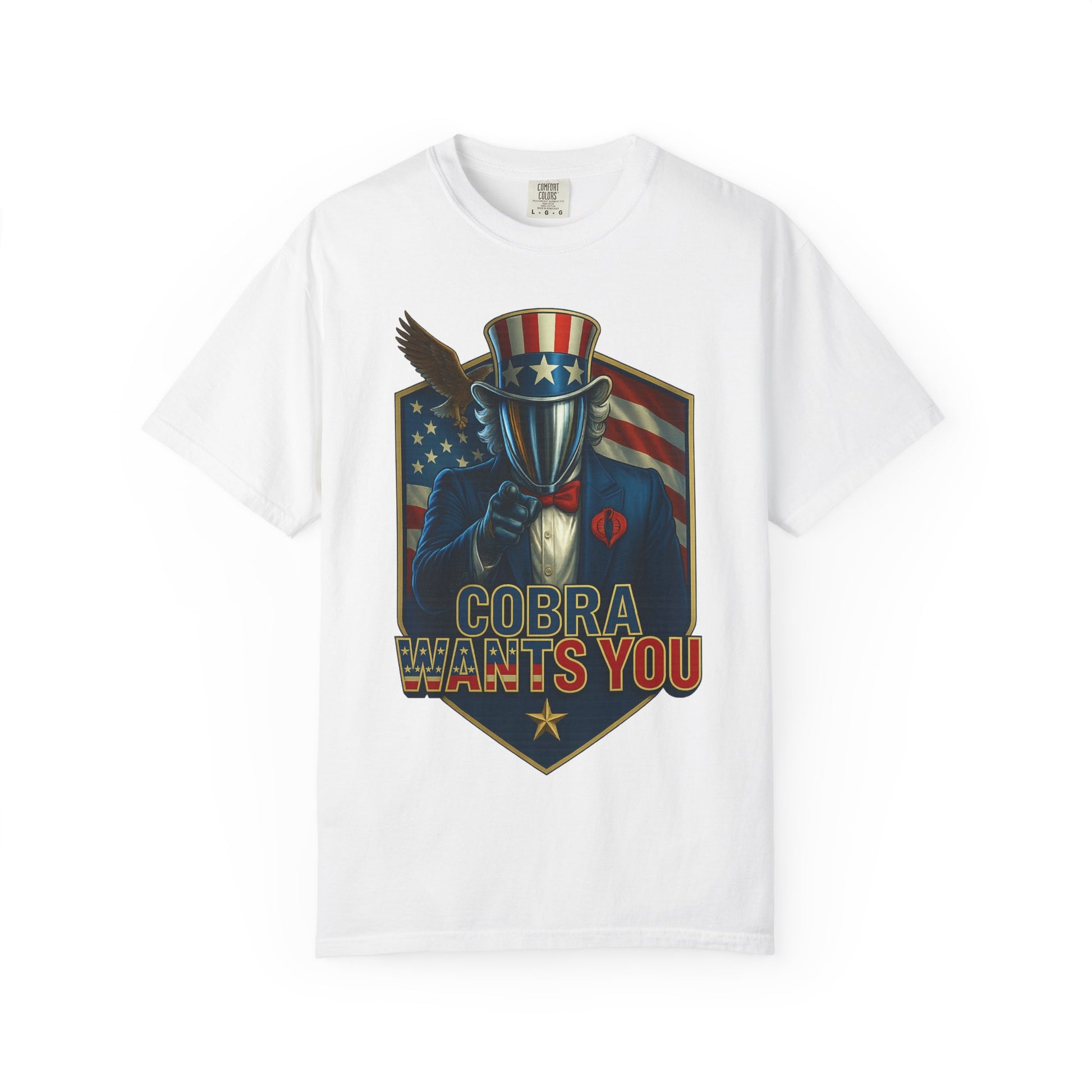 Patriotic Graphic Tee, Cobra Wants You T-shirt, Vintage Military Style Shirt, Unisex Casual Wear, Holiday Gift for Veterans