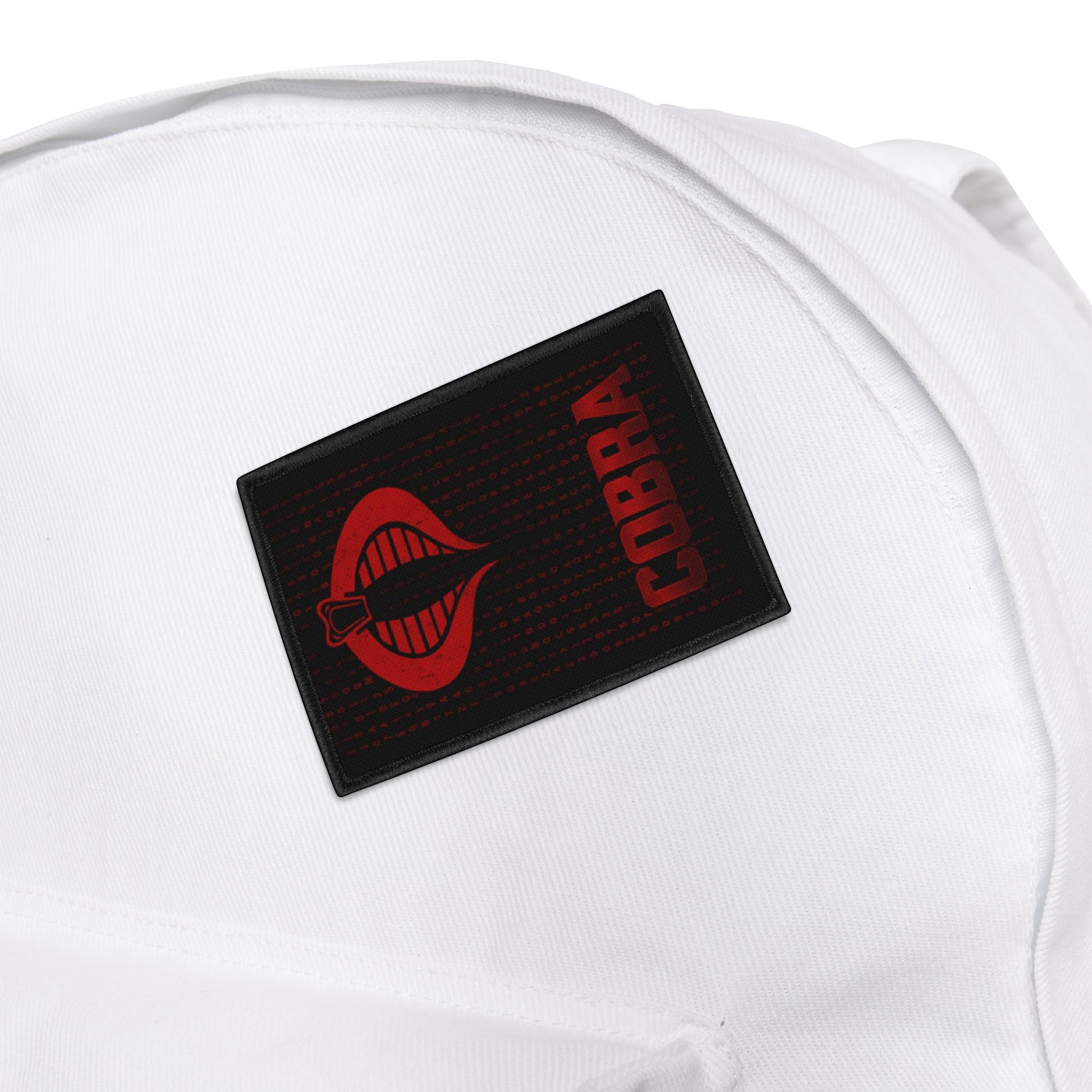 Bold Cobra Iron-On Patch for Jackets, Backpacks, and DIY Projects, Edgy Fashion Accessory, Gift for Teens and Adults