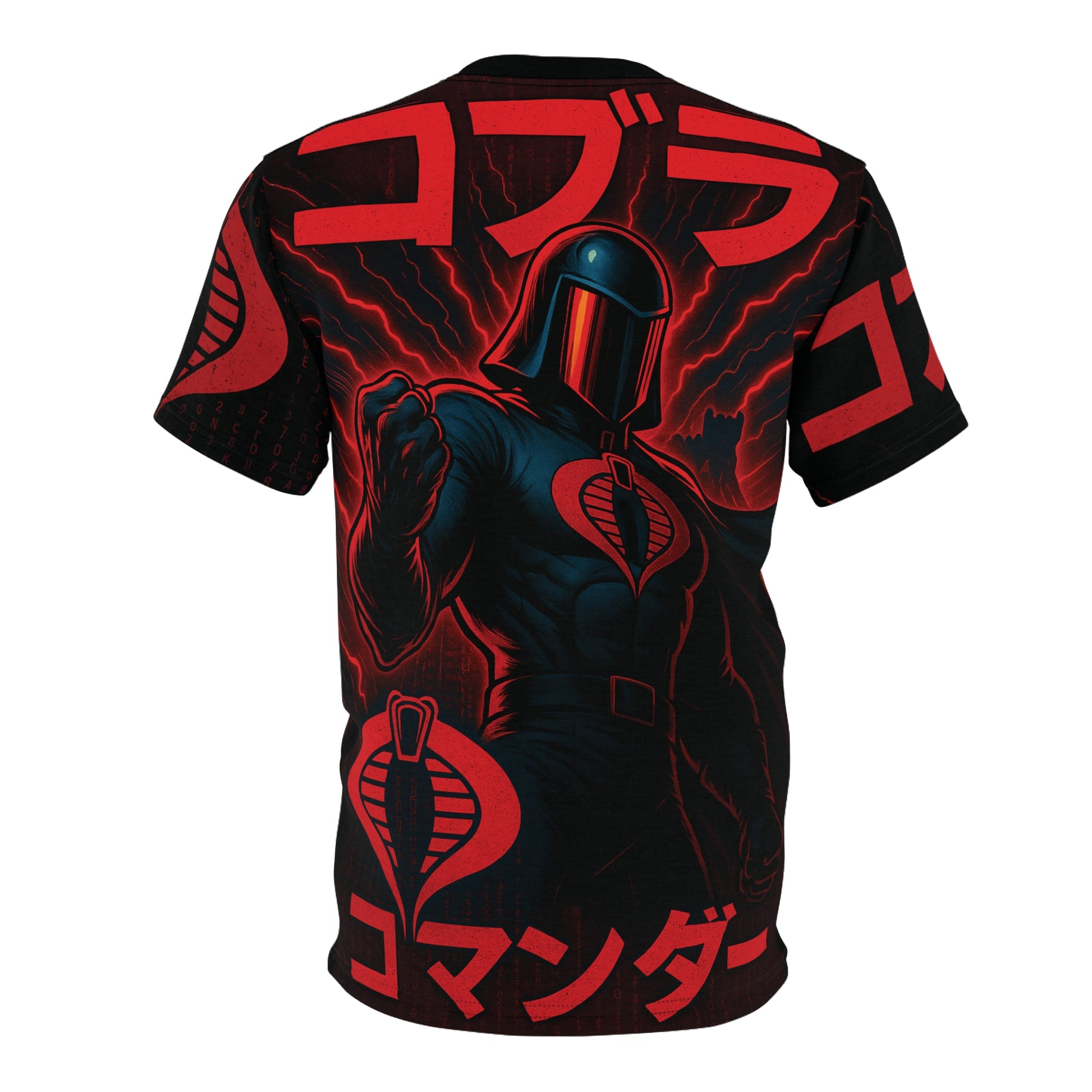 Cobra Commander Cut & Sew Tee, Graphic Tee for Fans, Anime Streetwear, Unisex Fashion, Pop Culture Gift