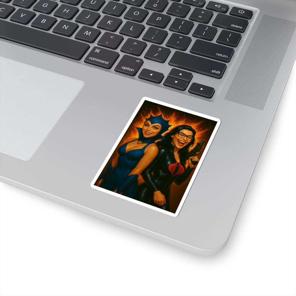 Baroness & Evil Lyn-Cut Stickers - Fun for Gifts, Scrapbooking, Party Favors, Laptop Decor, or Home & Office