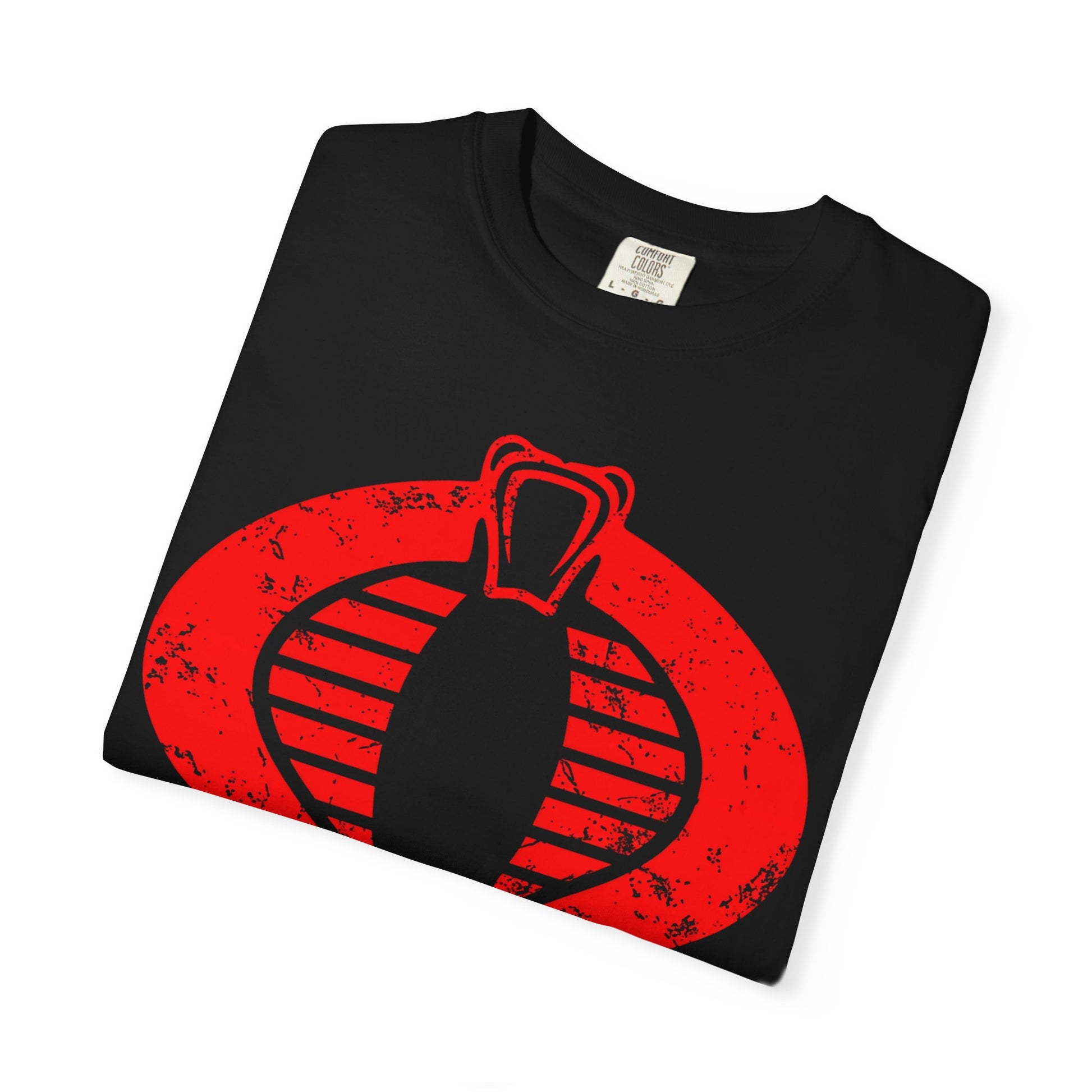Cobra Command Shirt - Retro Unisex Garment-Dyed Tee, Vintage Style, Gamer Gift, Comic Con Apparel, Casual Wear, Unique T-Shirt