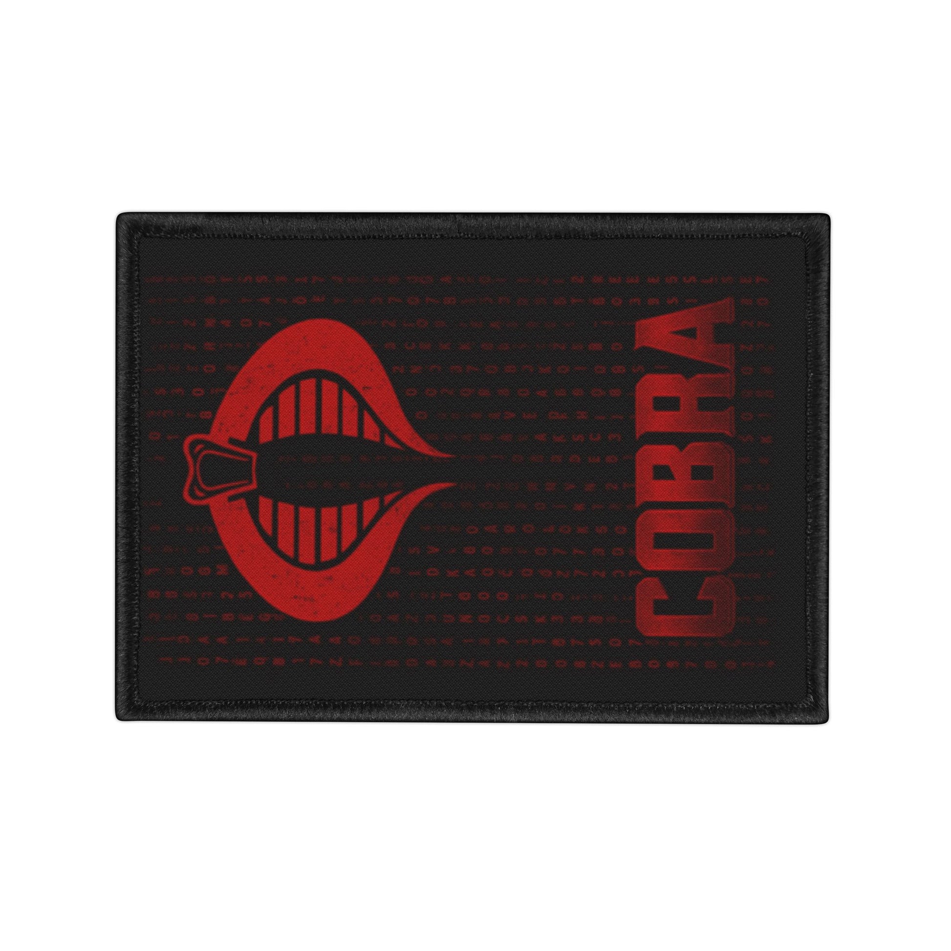 Bold Cobra Iron-On Patch for Jackets, Backpacks, and DIY Projects, Edgy Fashion Accessory, Gift for Teens and Adults