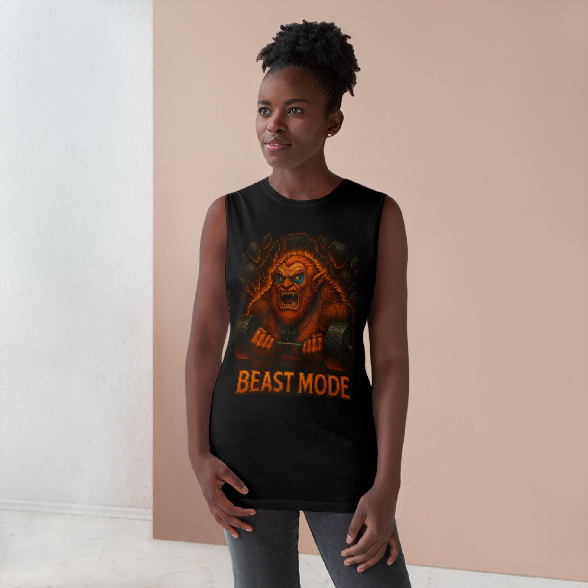 Beast Mode Unisex Tank Top, Gym Wear, Fitness Apparel, Workout Gear, Motivational Exercise Tees, Strength Training Shirt