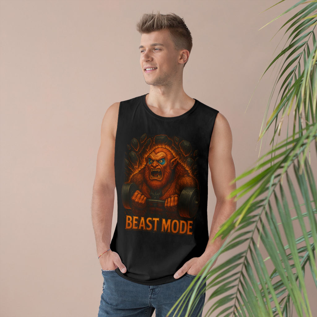 Beast Mode Unisex Tank Top, Gym Wear, Fitness Apparel, Workout Gear, Motivational Exercise Tees, Strength Training Shirt