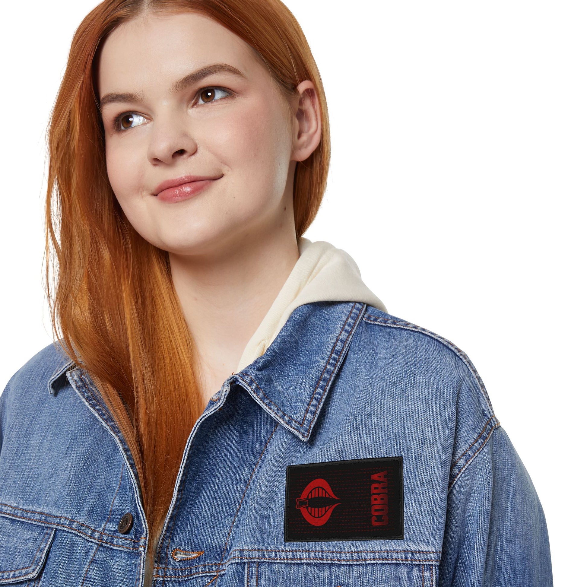 Bold Cobra Iron-On Patch for Jackets, Backpacks, and DIY Projects, Edgy Fashion Accessory, Gift for Teens and Adults